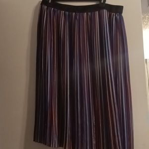 INC Plus size XL striped colored skirt